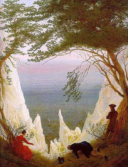 Caspar David Friedrich Caspar David Friedrich Chalk Cliffs on Rugen china oil painting image